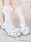bei White Ear Bunny Crisscross Bow Top Design verziert mit Perlen