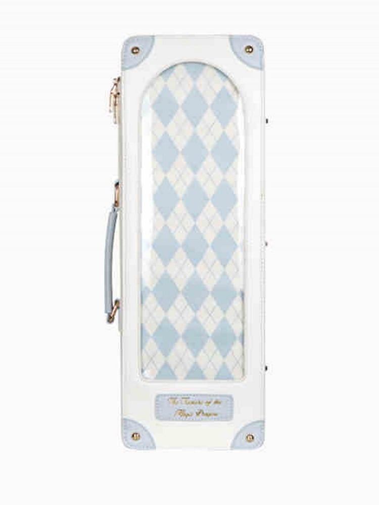 Riemen Zwei BJD Tasche Puppe 1/4 Weiß mit Blau Skala