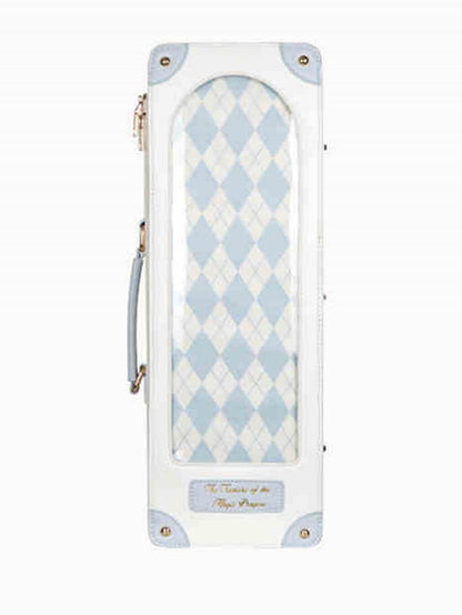 Riemen Zwei BJD Tasche Puppe 1/4 Weiß mit Blau Skala