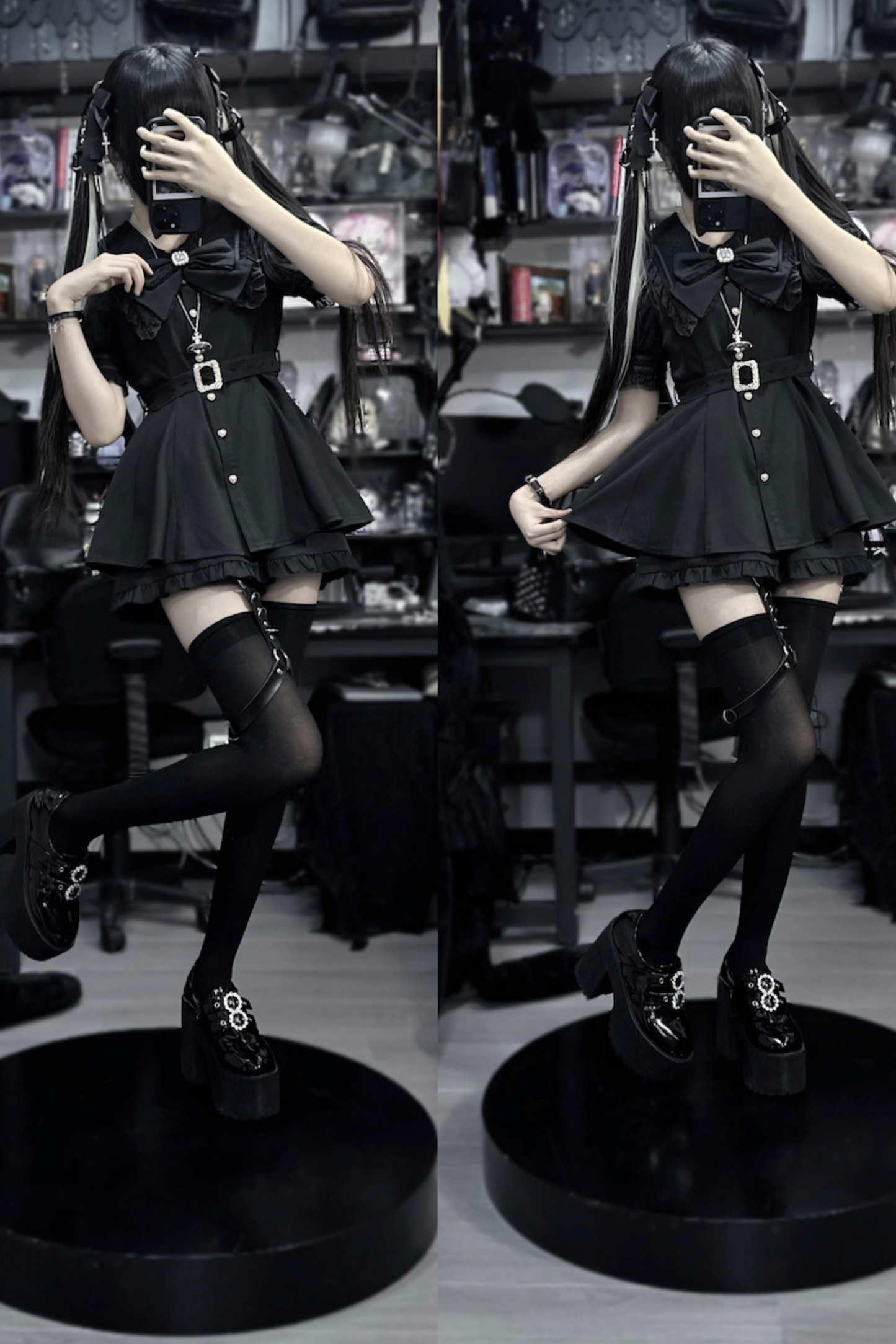 Reservations Sweet Shorts Top Ruffle Sailor + Dark