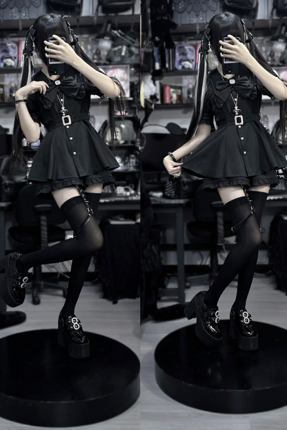 Reservations Sweet Shorts Top Ruffle Sailor + Dark