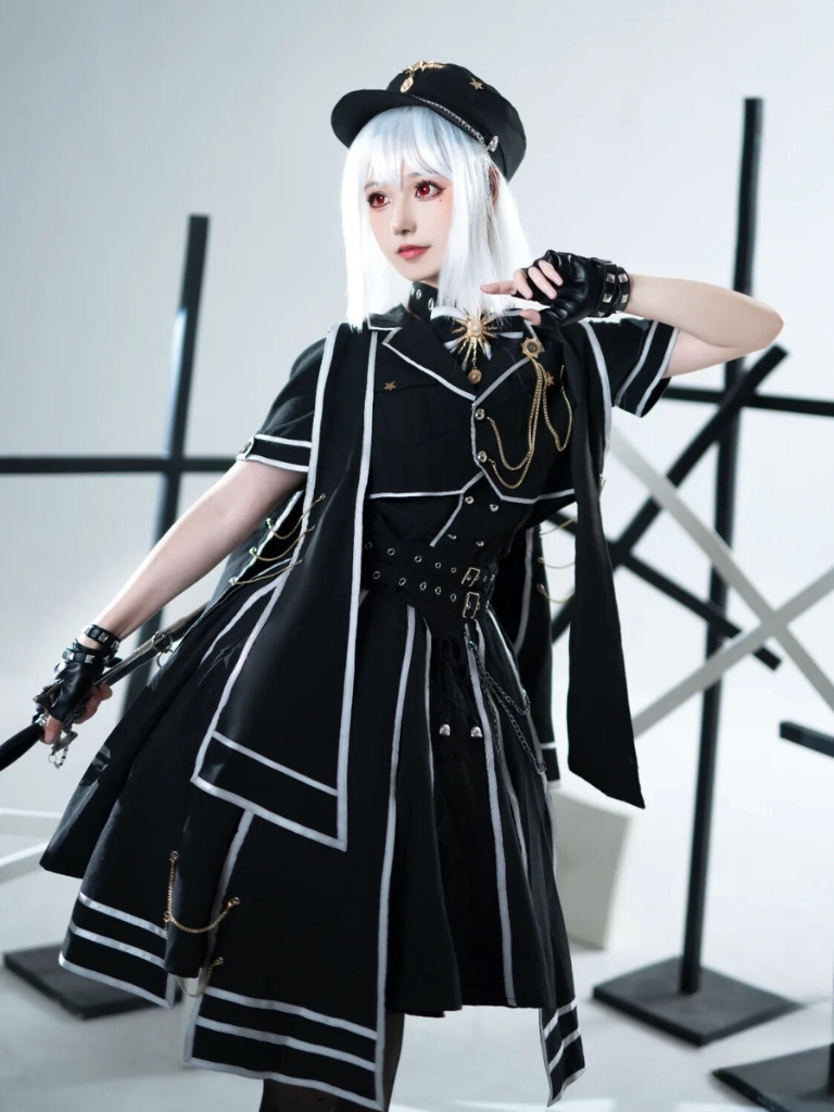 Lolita Army Judgement Uniform Knight Military Set Low