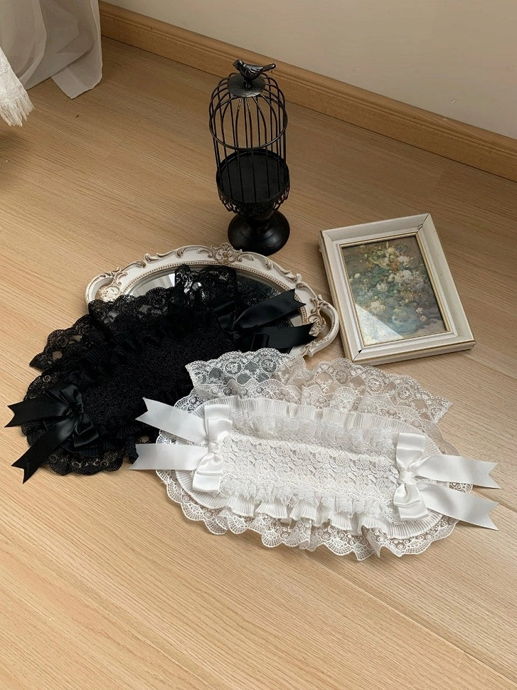 Lace Black / Hairband White