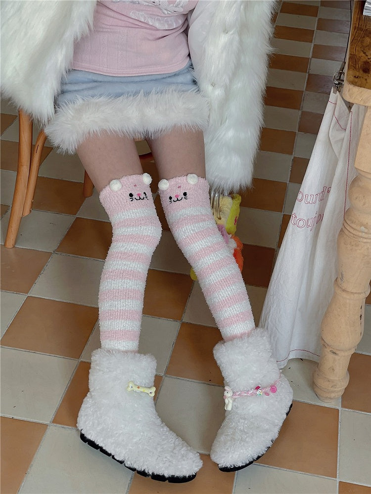 Pattern 2 Striped Color Options Stockings