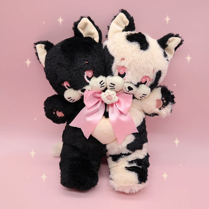 Kitty Two Heads Bag Plush