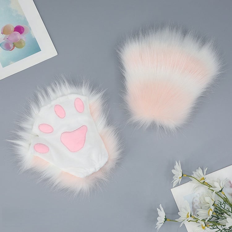 Paw 7 Colors Cute Kitty Gloves Lolita Plush