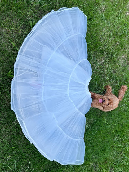 Daily 70cm Petticoat Length Layers White Tea Three