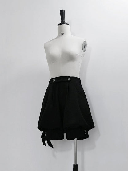 Lolita Ouji Knickerbockers Shorts Black Fashion