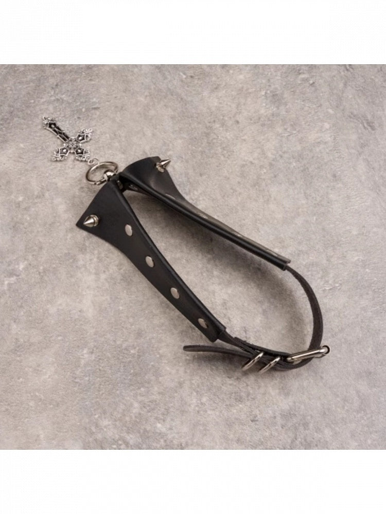 5-Color Cross Pendant Choker - Strange Sugar