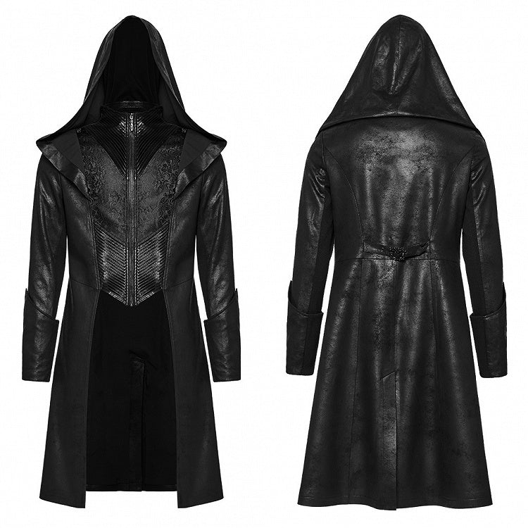 Black Men's Gothic Wizard Jacket