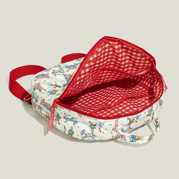 Colors Decorated Backpack Plaid 2 Kawaii
