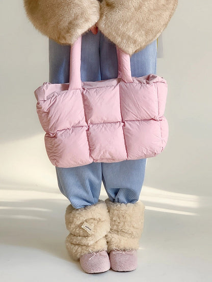 Leg Warmers Puffy Fur Faux Beige/Brown 30cm