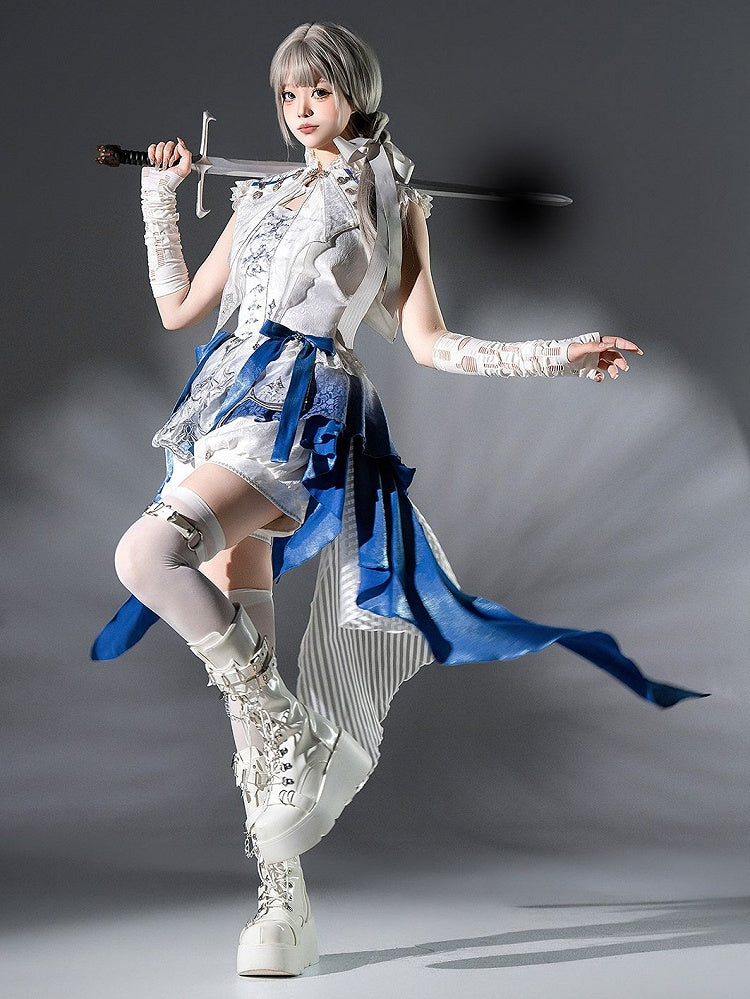 Lace Ouji Collar Trim Lolita White