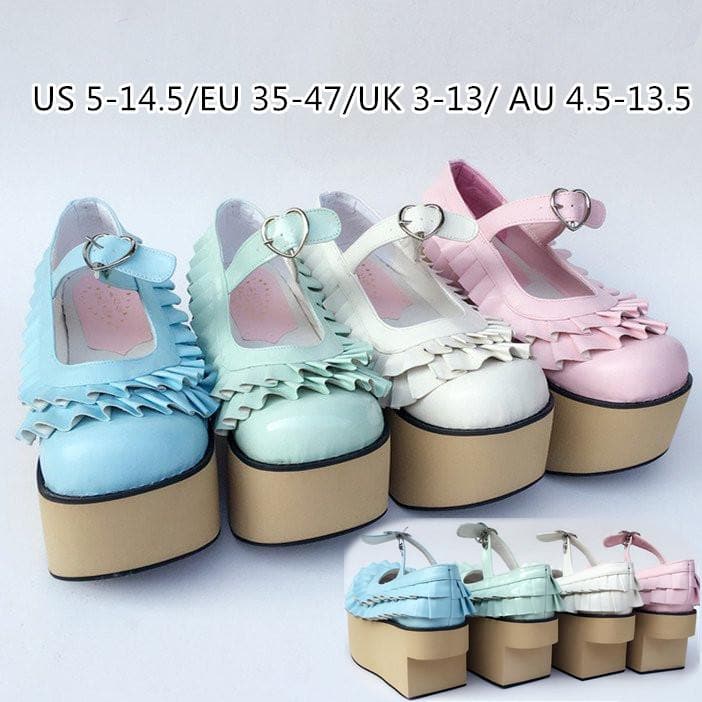Edges Custom SP168050 Horse Wooden Falbala Shoes Made