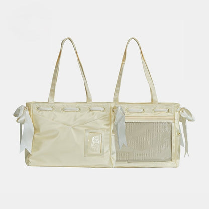 Balletcore Tote Ita Yellow Bag Accents Bow