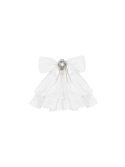 Bowtie White Jabot