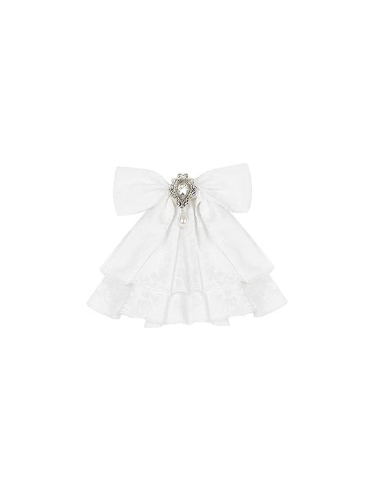 Bowtie White Jabot