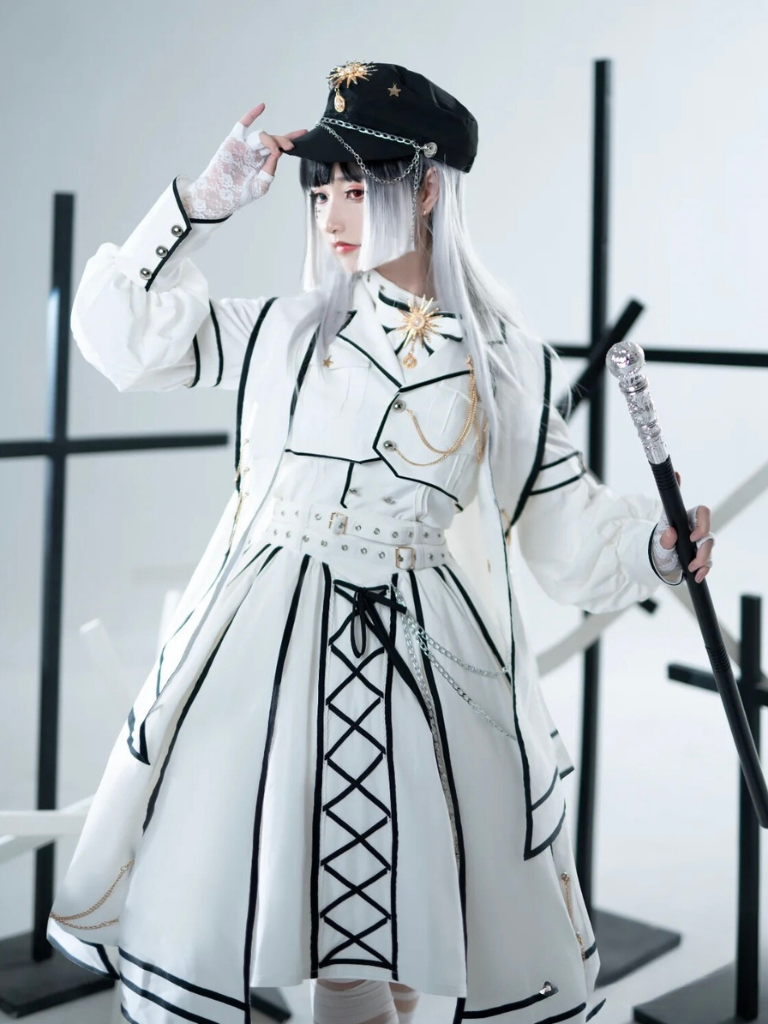 Lolita Armee Urteil Uniform Ritter Militär Set Niedrig