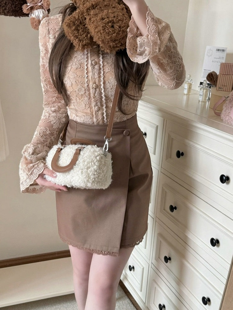 Fluffy Sweet Bag with Adjustable Straps - Lalacita
