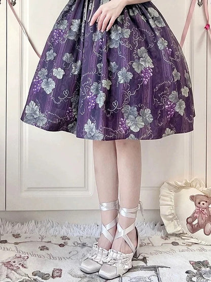 Mid-heel Silver Edging Mary Lolita Frill Classic Janes - Multi-Layer