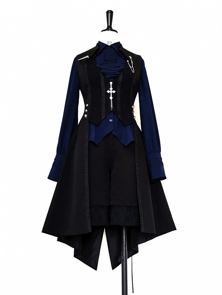 Lolita Weste Tail Fashion Ouji Schwarz