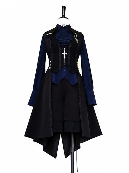 Lolita Weste Tail Fashion Ouji Schwarz
