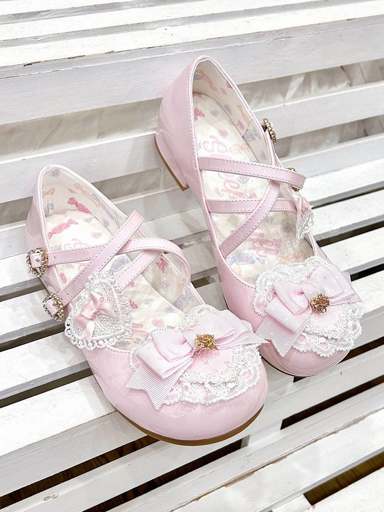 Janes - Sweet Lolita Mary Snap Crystal Heart