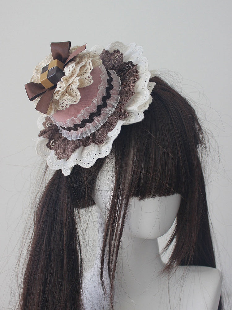 Cake Hat Pink Chocolate Mini