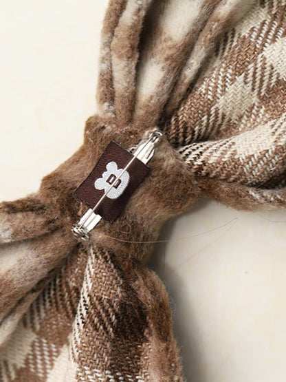 Bowknot Detachable Options Plaid Color 4 Scarf with Lolita