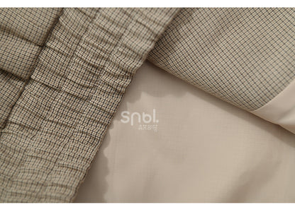 Zootopia Nick Khaki Polo Collar Plaid Jacket