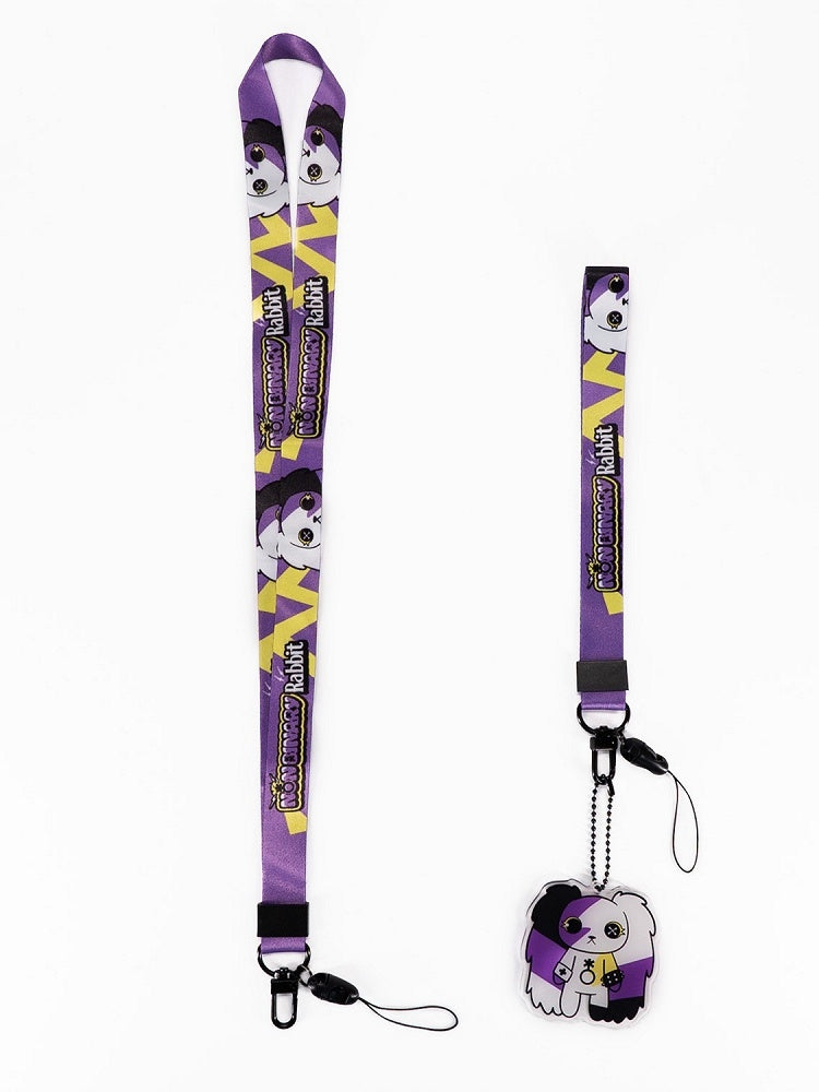 Guro Bunny Lanyard Kawaii 10 Designs with Two Cartoon Keychain/Phone Options Strap Detachable