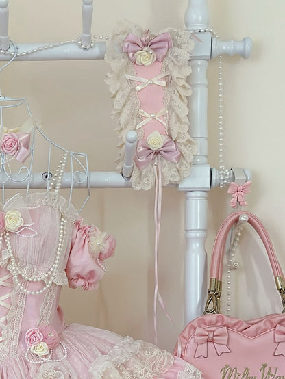 Red White Blue Pink / Beige Hairband