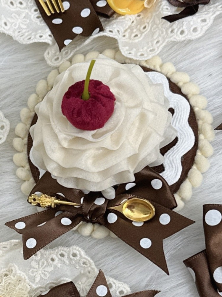 Color Options Cream Hat Sweet Cake Lolita Mini 2