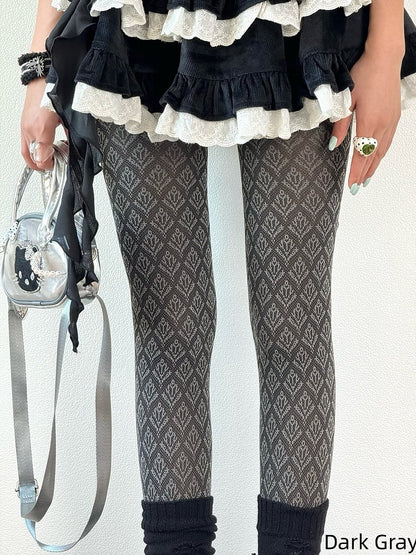 Pattern Colors 5 Tights Floral Retro