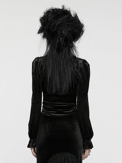 Shirt Goth Retro Black