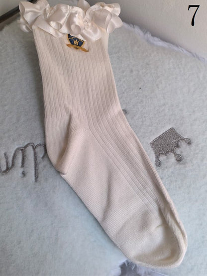 Optionen Cartoon Socken Rüschen Lolita Bündchen Kalb Bunt 9