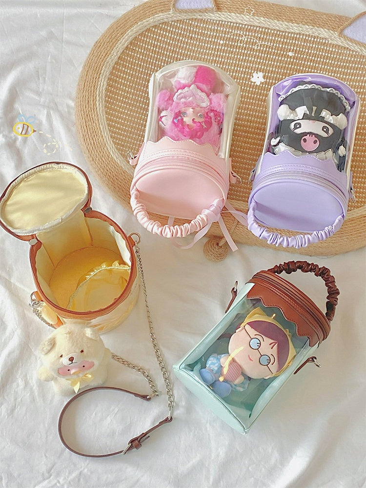 Transparent Window Cake Theme Bag for Cotton Doll - QIANYIBO