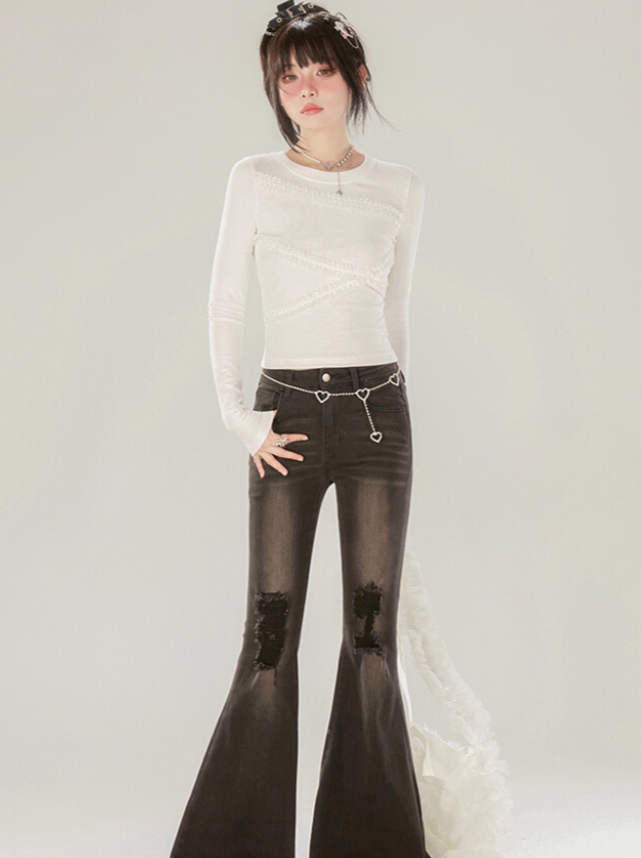 Milk Sweetheart Tops Foam Slim