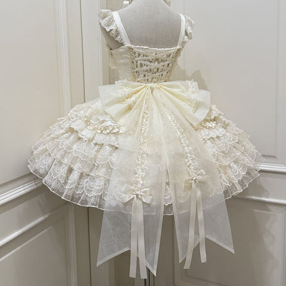 Large Lolita Sweet 4 Colors Bow Train
