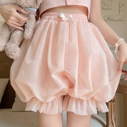 Bloomers Pink Puffy Lolita Organdy