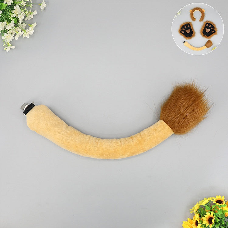 Tan Faux Tail Fur Lion