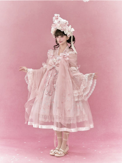 Charming Adjustable Rabbit Ear Pink Headband - Yimu Walnut