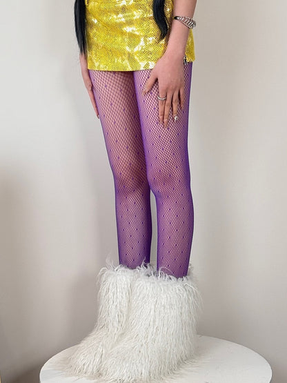 Polka-dot Options Farbe 7 Y2K Muster Strumpfhose