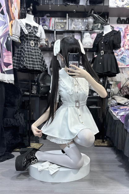 Reservations Sweet Shorts Top Ruffle Sailor + Dark