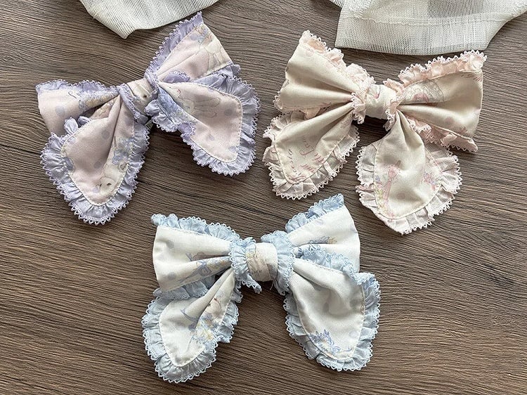 Picot Edge Bow Tie - Miss Point