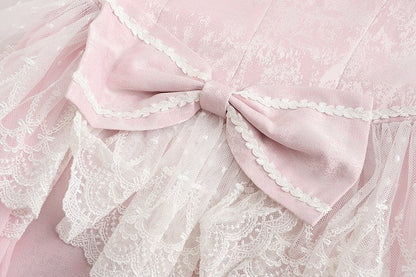 Pink Sakura Fashion Cape Style Design Coat Ouji Prince