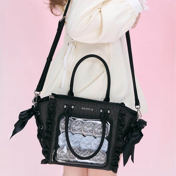 Bag Details Ita Handbag/Crossbody Trim Ruffled Bowknot Black