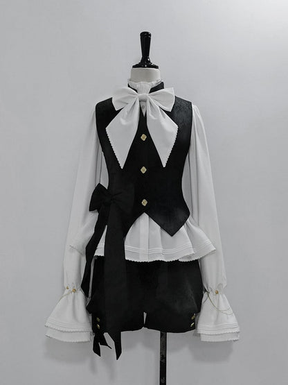 Fashion Shorts Ouji Jacquard Knickerbockers Black