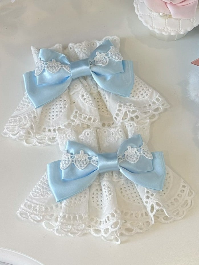 Cuffs Wrist Design 8 Strawberry Color Bowknot Options