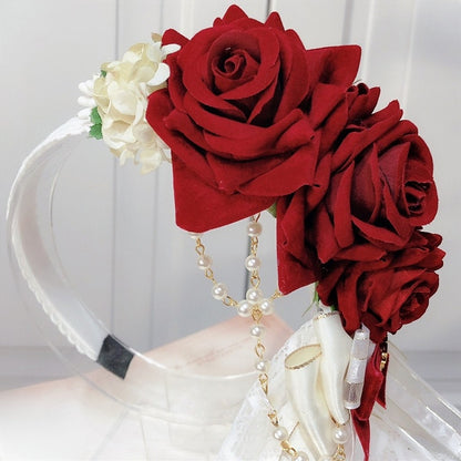 Rosette Design Bowknot Decorated KC